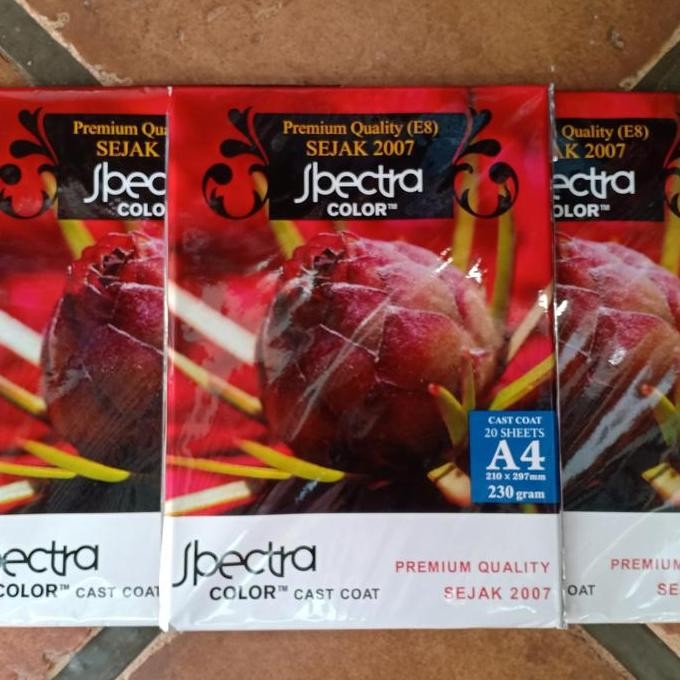 

Kertas Foto Glossy " Spectra" 230 Gr Promo