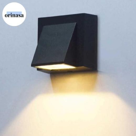 

Lampu Dinding Wall Lamp Outdoor Indoor Taman Minimalis Hitam 5W 10W
