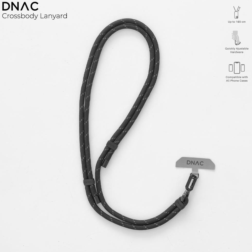 

READY STOK DNAC Crossbody Lanyard Black - Adjustable & Nyaman Siap kirim
