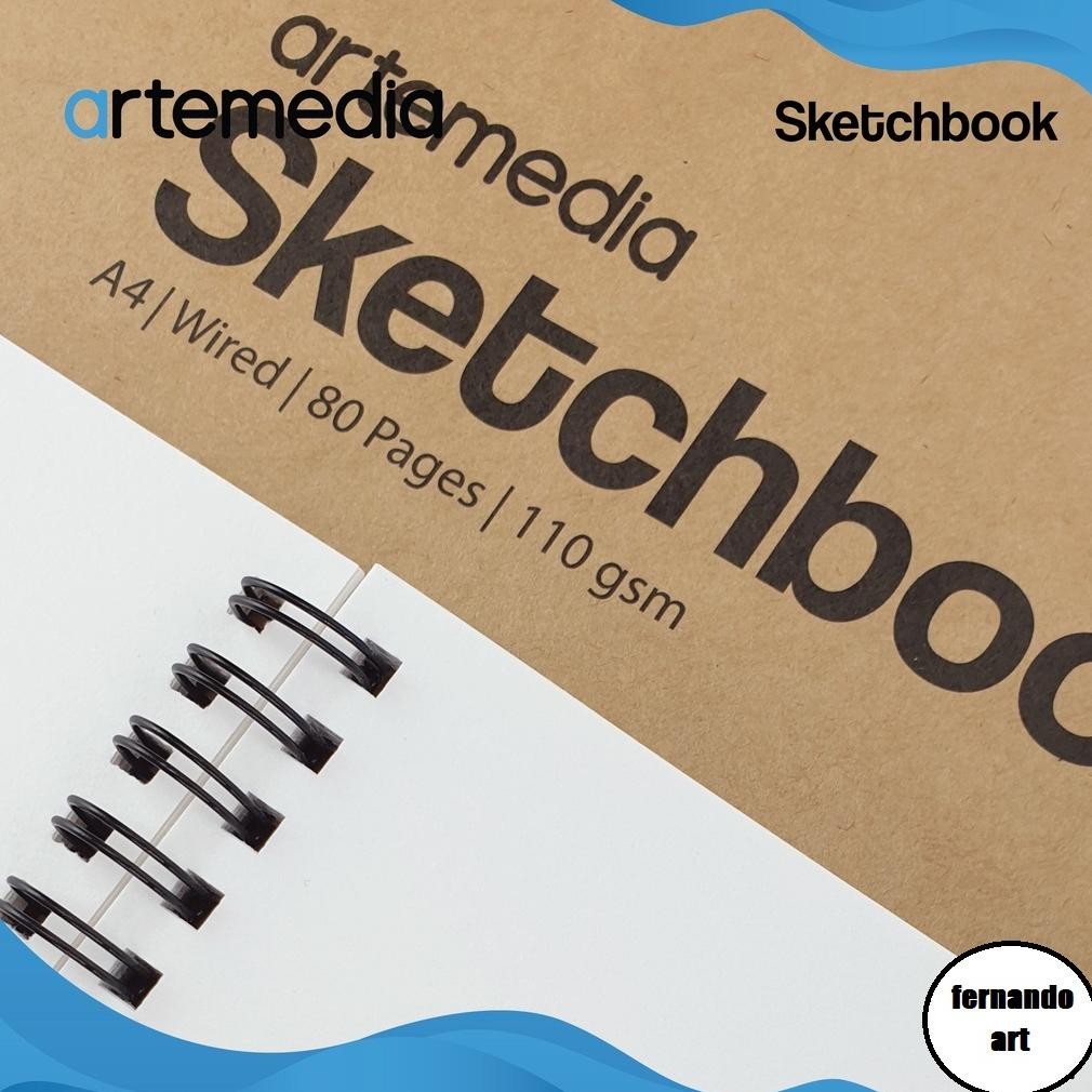 

Premium Buku Sketsa Artemedia Sketchbook Wired A5 A4 Craft Cover Jilid Spiral Berkualitas