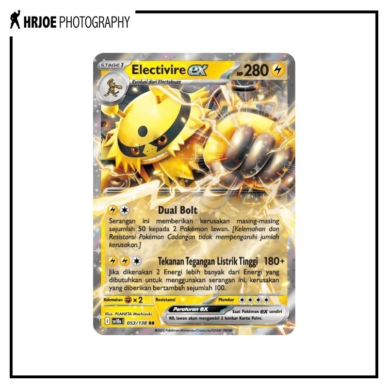 Pokemon TCG Indonesia Kehadiran Juara sv10s - Electivire ex RR 053/138