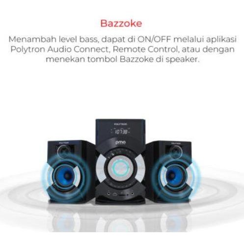 Polytron Speaker Pma 9507 /Ba Bluetooth Speaker, Karaoke New Stok