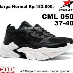 Tersedia Sepatu Sekolah Anak Laki Laki Perempuan SD SMP SMA REMAJA DEWASA PRO ATT CML Hitam Putih Ta