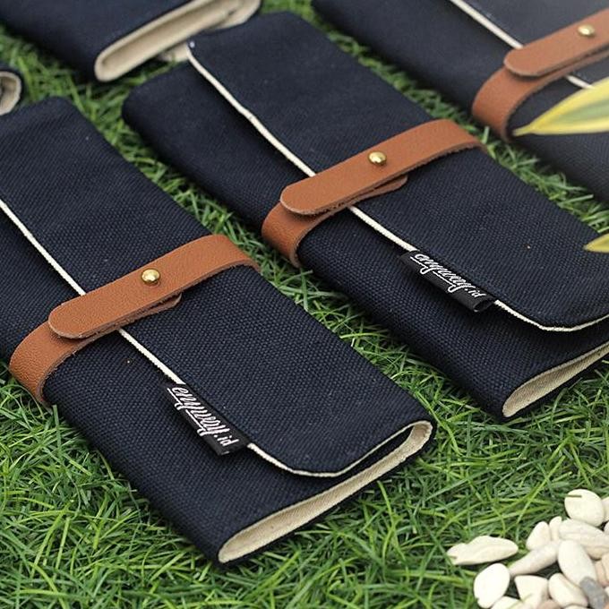 

TEMPAT PENSIL GULUNG / LIPAT, ROLL UP PENCIL CASE BLUE NAVY