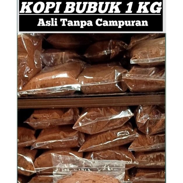 

NEW!!! Kopi Bubuk Robusta 1Kg Tanpa Campuran Kemasan Plastik PP