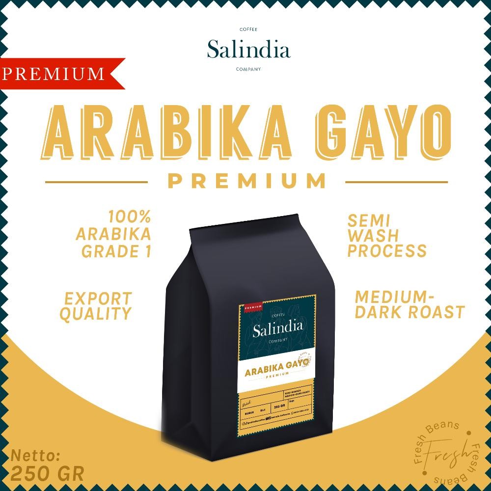 

NEW!!! Kopi Arabika Gayo Premium Grade 1 - 250 Gram - Biji / Bubuk Arabica Gayo Premium Salindia Coffee