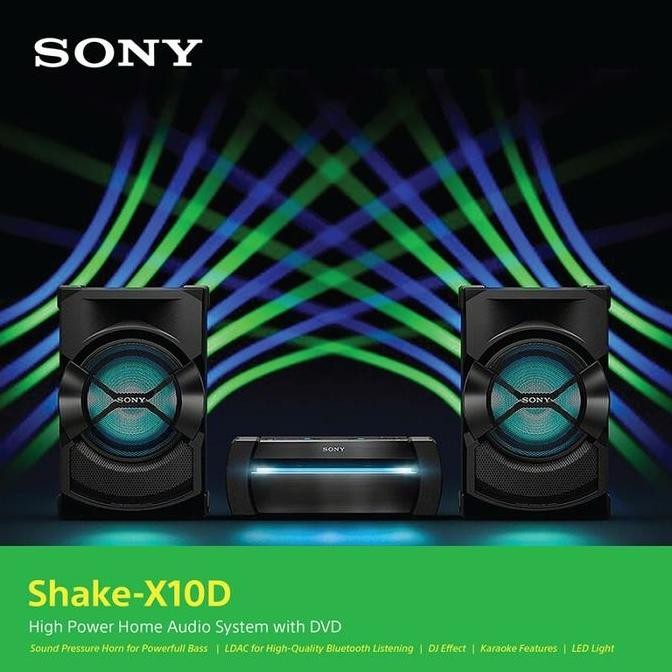 Sony Audio Speaker Shake-X10 Shakex10 Shakex10D Shake-X10D New Stok