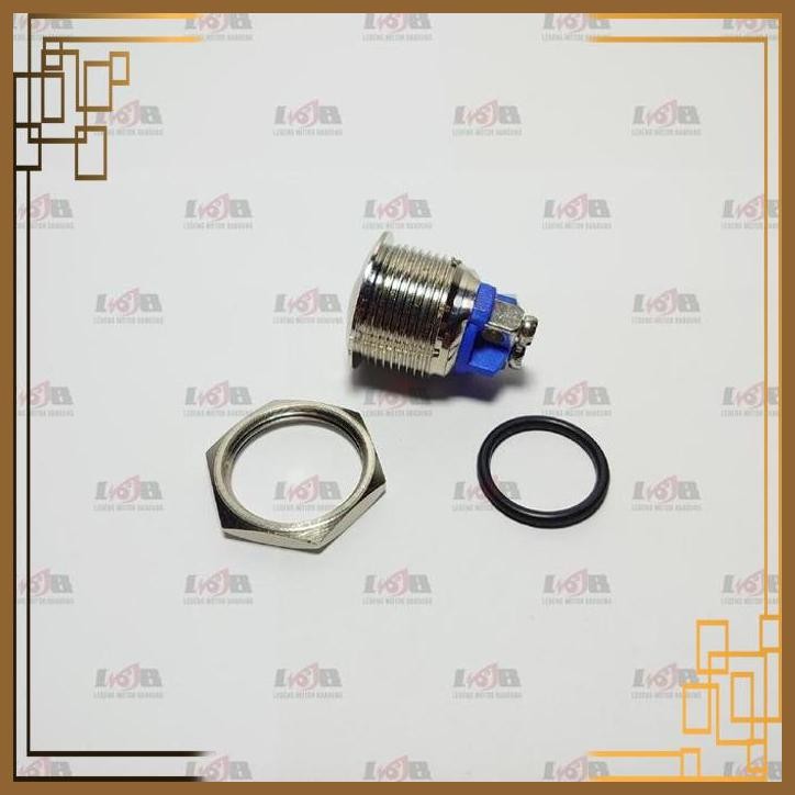 [LGM] PUSH ON VAPOR STAINLESS METAL TOMBOL SWITCH ROKOK ELECTRIK VAPOR VAPE