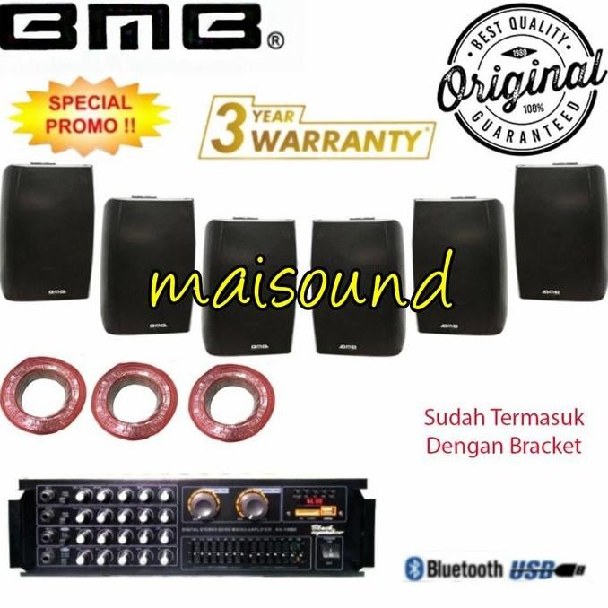 Paket Speaker Bmb 5 Inch Bmb Kg511 Kg 511 6 Speaker Buat Cafe Restoran New Stok