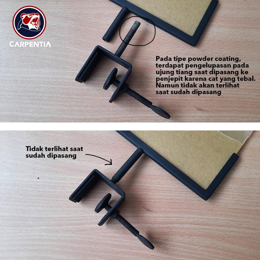 

CARPENTIA ACRYLIC POP STAND A5 - DISPLAY PENJEPIT LABEL HARGA AKRILIK - SISTEM JEPIT PUTAR BESI - DISPLAY TOKO, DISKON, FIXTURE