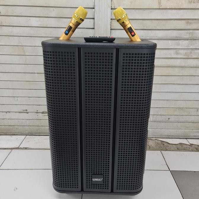 Portable Wireless Pa Amplifier 15 Inch Krezt Was-P20015A Original New Stok