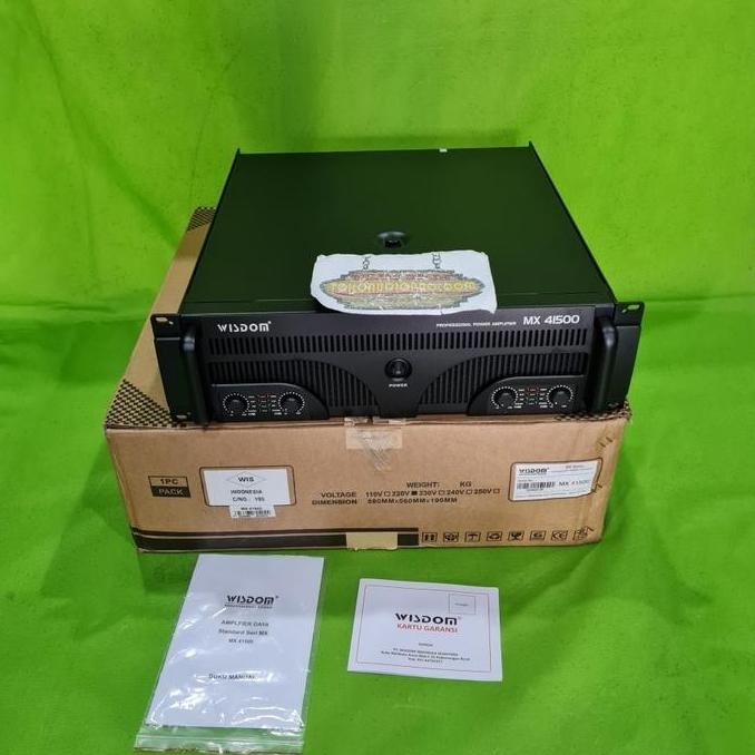 Wisdom Mx41500 Power Amplifier New Stok