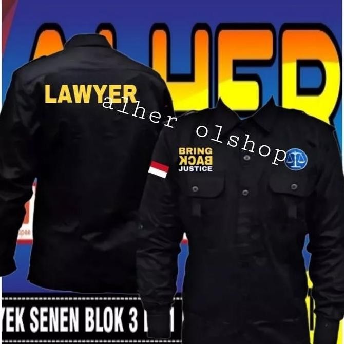 Tersedia Kemeja lawyer baju lawyer seragam lawyer kemeja advokat baju advokat