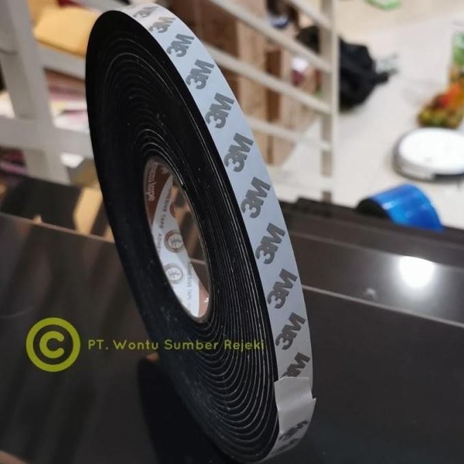 Promo Single Tape Foam 3M 40 Mm X 5 Mtr, Tebal 5 Mm , Bantalan Solartuff