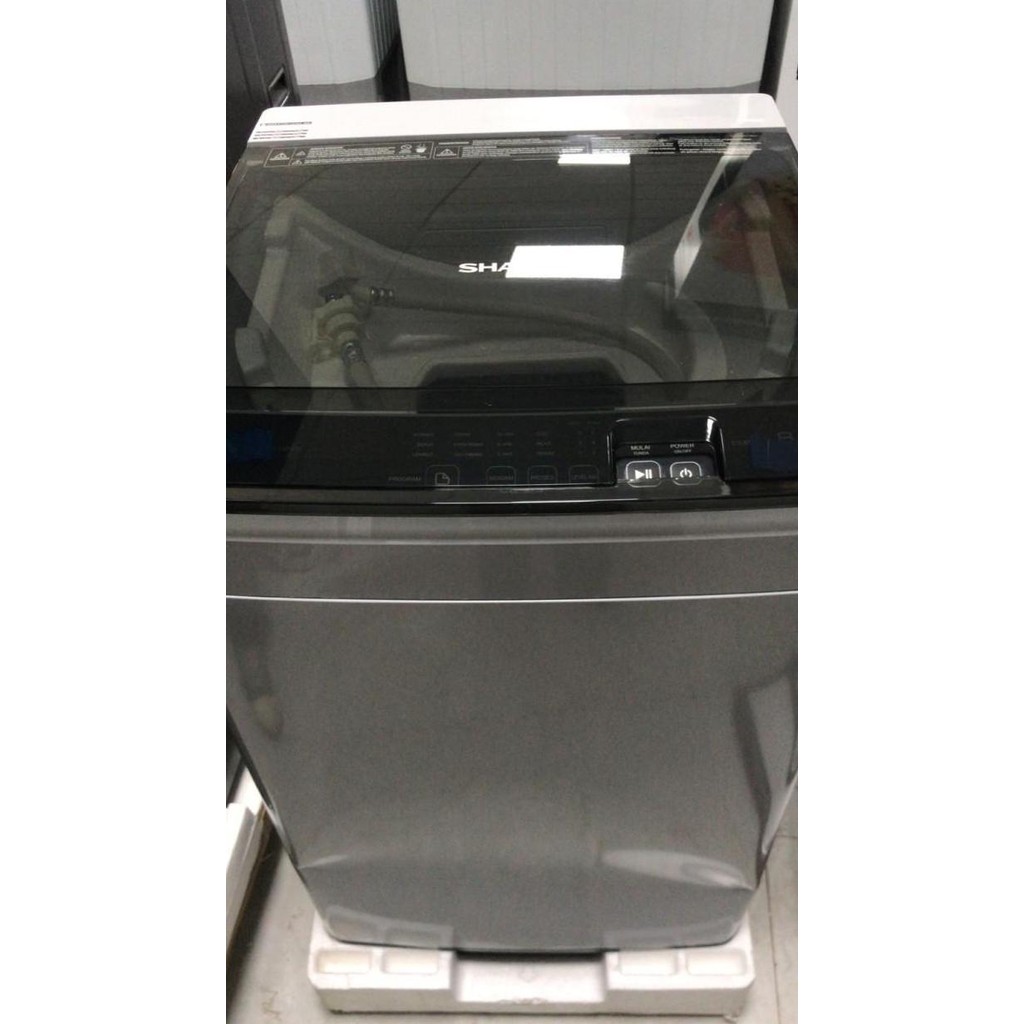 BEBAS ONGKIR - MESIN CUCI 1 TABUNG SHARP 8KG OTOMATIS ESM 8000 PGG KHUSUS BOGOR