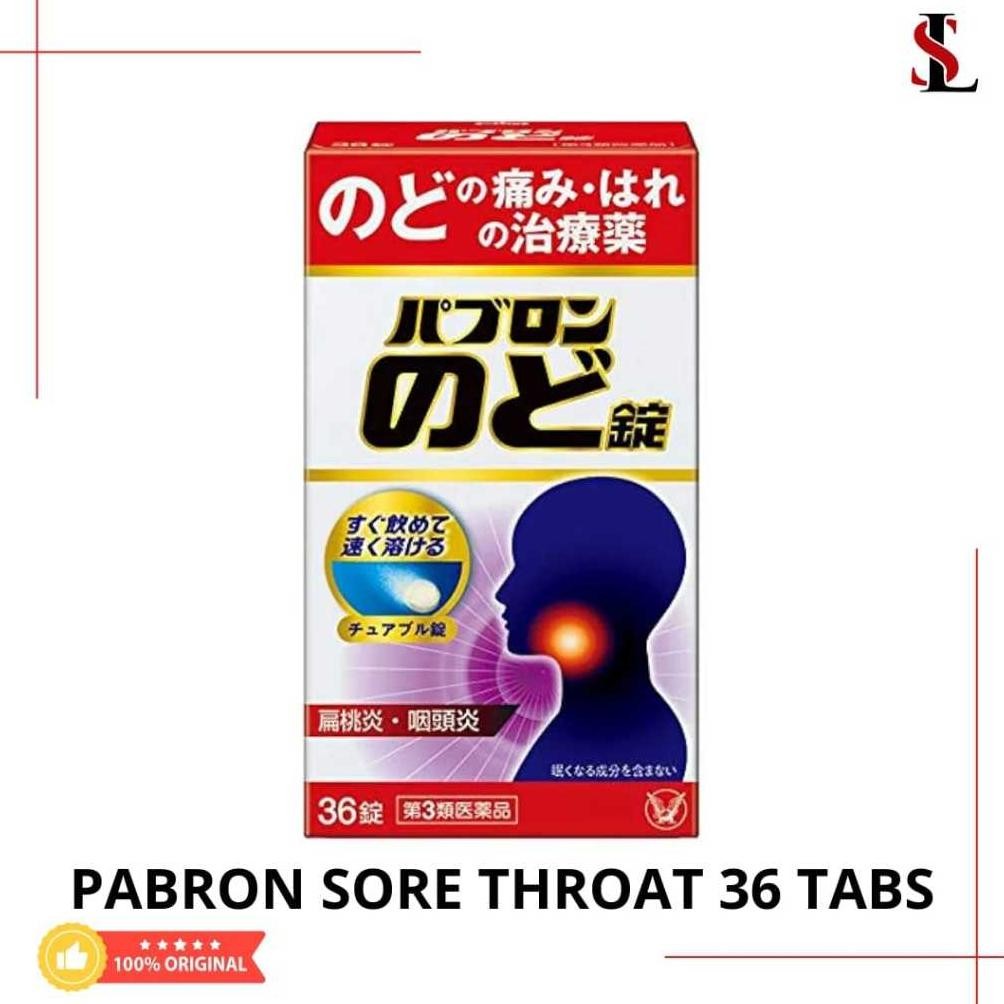 Taisho pabron sore throat obat sakit radang tenggorokan amandel Japan