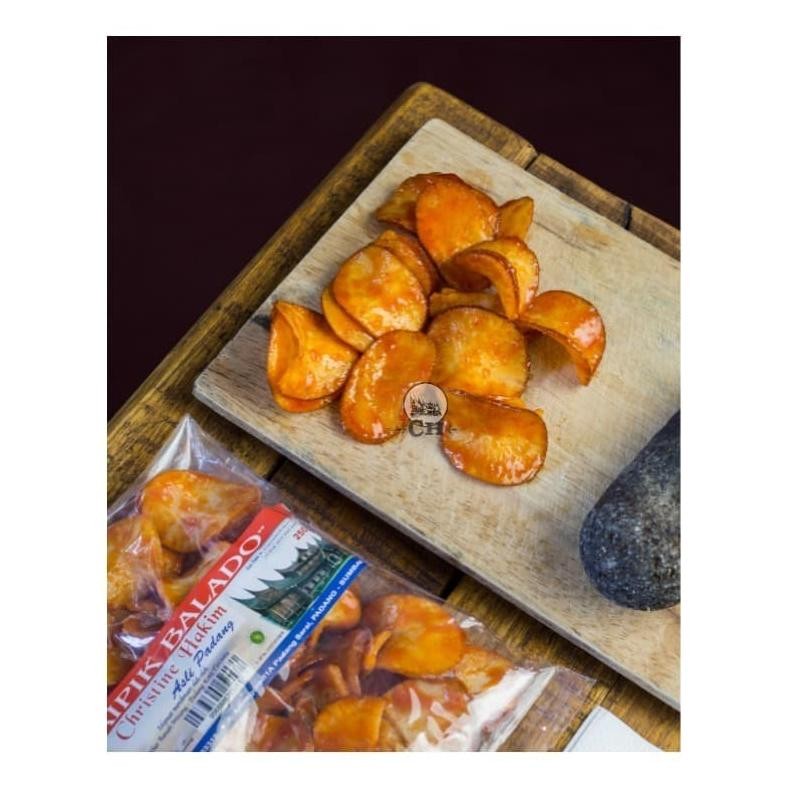 

PJ keripik balado christine hakim 250g / sanjai balado christine hakim