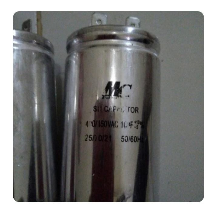 RF5259 kapasitor capacitor ac running mc 10uf 10 uf 400volt 450volt 400v 450v by PCM LTC GLODOK