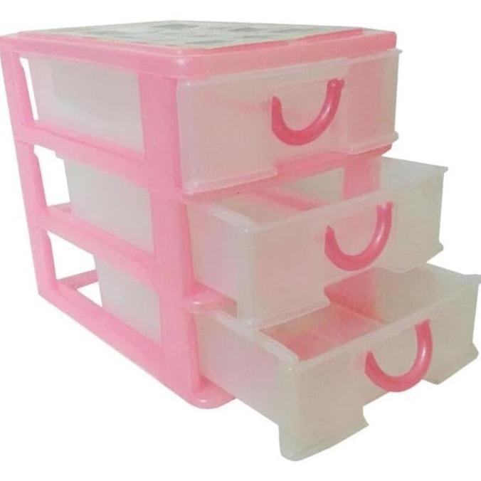 Spesial Laci 3 Susun Kecil Laci Mini Container Laci Plastik Kontainer