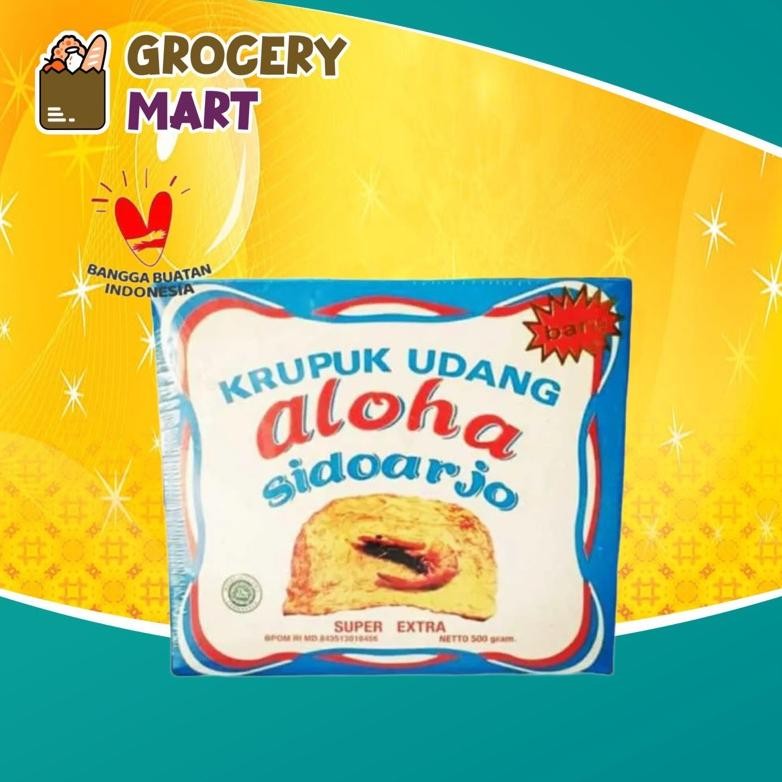 

PJ Krupuk Udang Aloha 500gr Sidoarjo / Kerupuk Shrimp Crackers