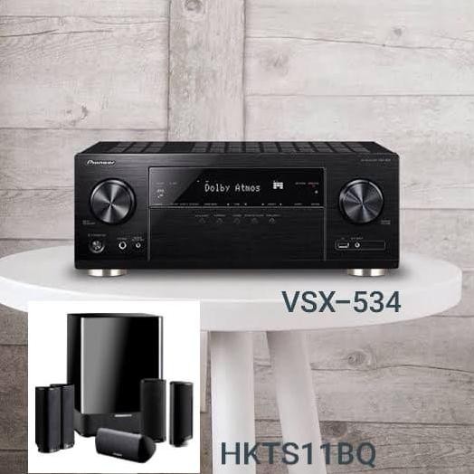 Harman Kardon Hkts11Bq Home Theater Pioneer Vsx534 New Stok