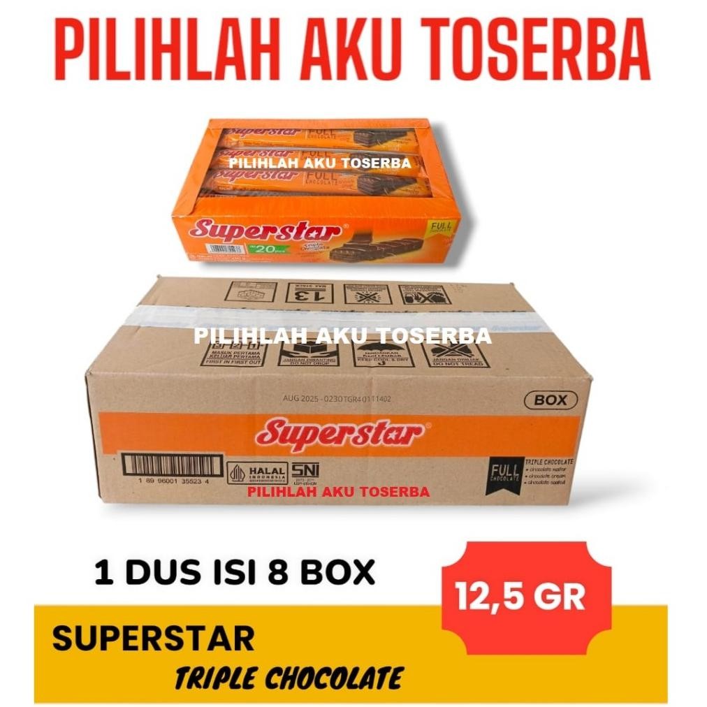 

PJ SUPERSTAR Triple Chocolate - ( HARGA 1 BOX )