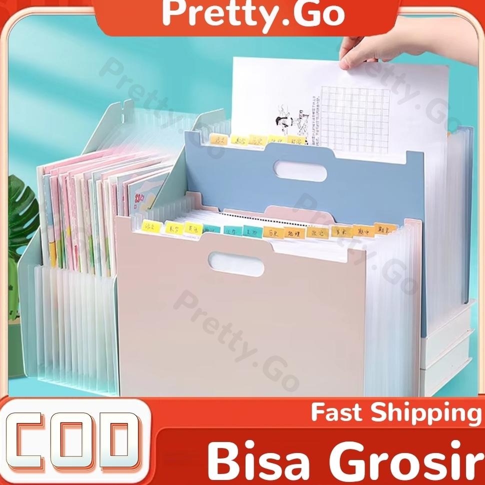 

Expanding File Bahan Tebal Standing File A4/ File Folder Document Bag/ Tas Dokumen File 13 Sekat