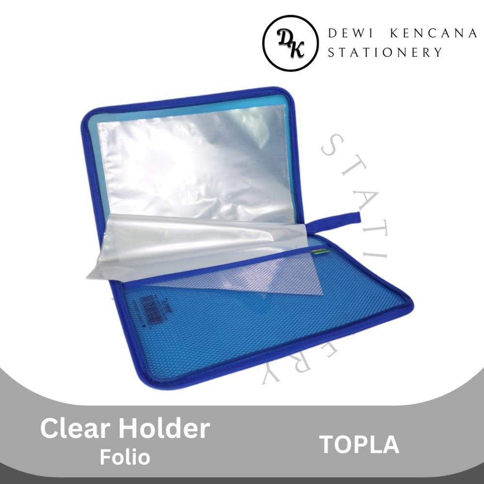 

Clear Holder Topla F4 (Folio) Tebal Anti Air Document Keeper File Folder / Map Dokumen