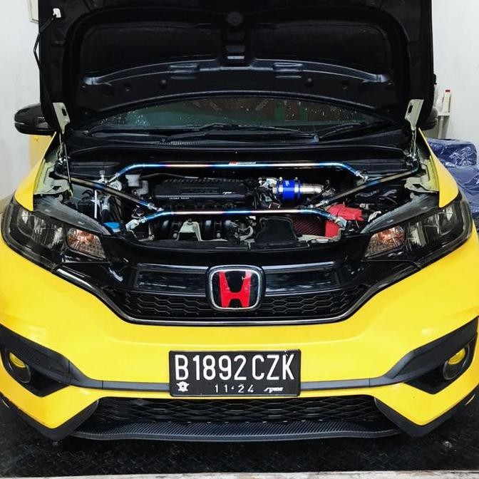 . STRUTBAR HONDA JAZZ GK5 STRUTBAR GK5 STRUTBAR 4POINT BURNTIP ROLLBAR