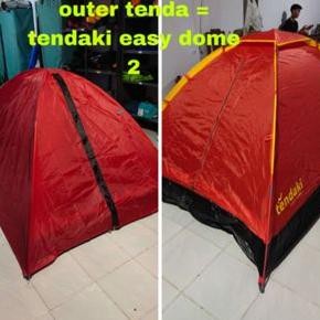 TOP  OUTER TENDA COVER TENDA KHUSUS TENDAKI COTREK FORESTER 2P PINTU DEPAN BONUS PASAK BUKAN TENDA