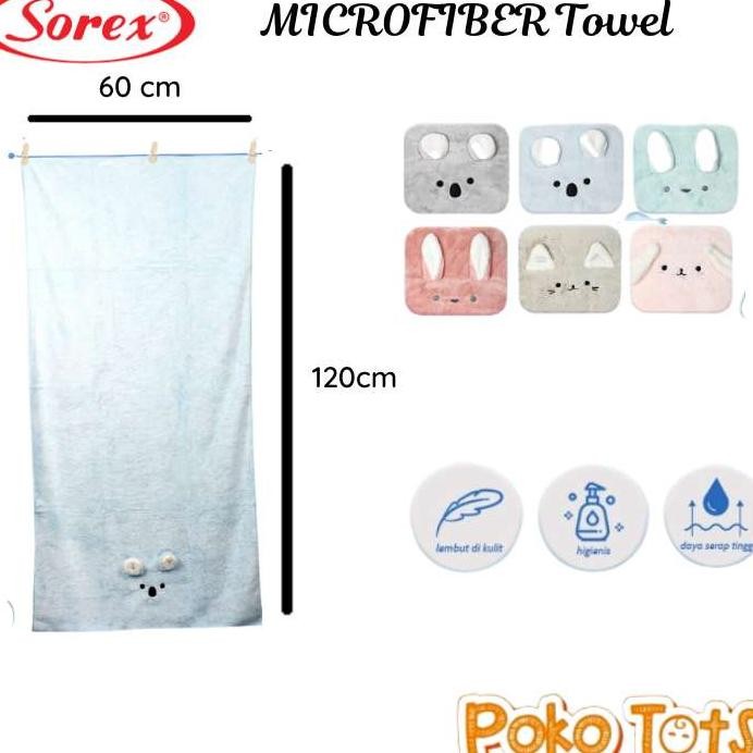 Sorex Microfiber Towel Baby 60X120 Cm Sorex Handuk Bayi Hm885 Handuk Sorex Whs