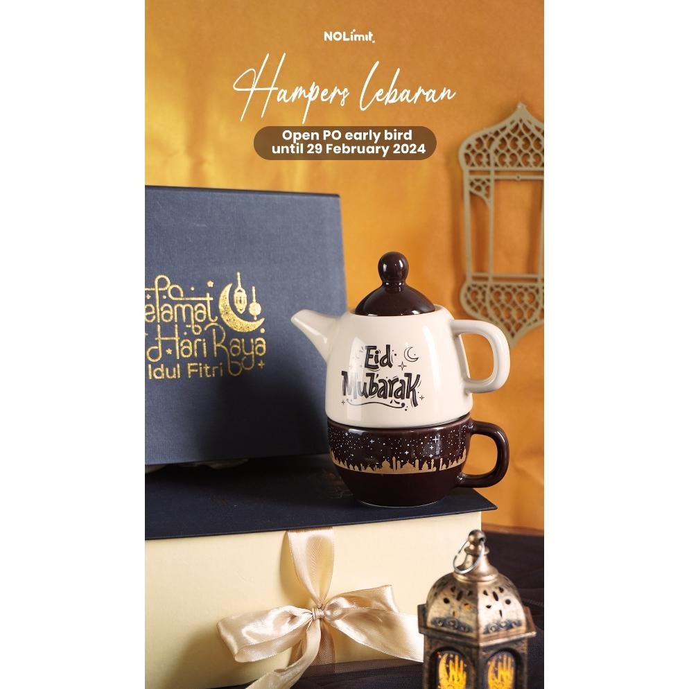 Terlaris NOLIMIT HADIAH LEBARAN HAMPERS LEBARAN MUG KERAMIK IDUL FITRI TEKO UNIK Terbaru