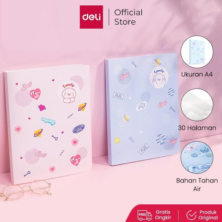 

Deli Display Book Fashion, Tas Dalam Transparan A4, 30 Halaman PP shell 72493