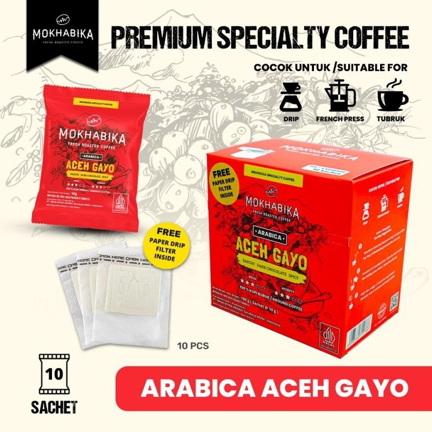

Paling dicari Mokhabika Arabica Aceh Gayo Premium Coffee Powder