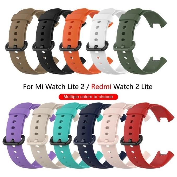 (Expert) Strap Silicone / Tali Jam Xiaomi Redmi Watch 2 / Watch 2 Lite