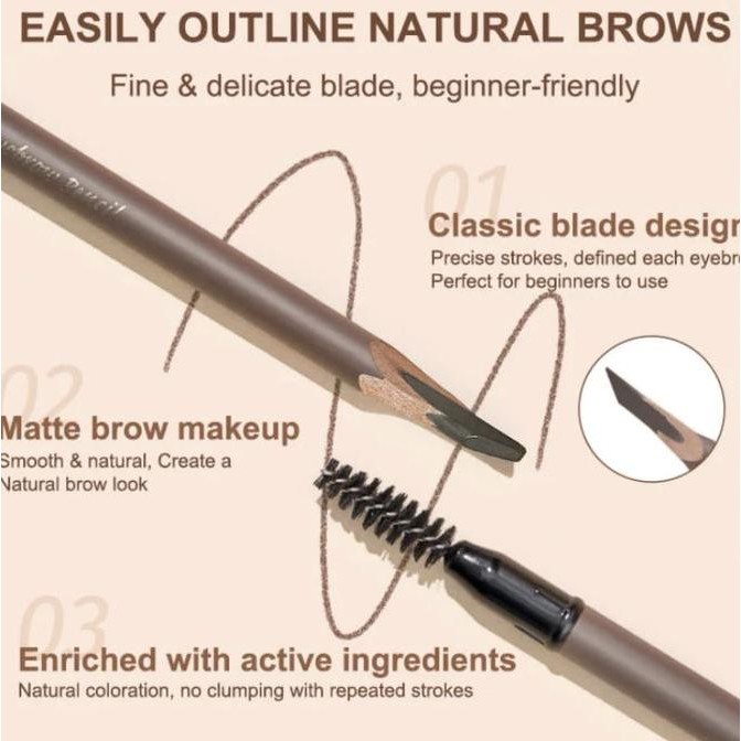 [READY STOCK] JudyDoll Eyebrow Pencil Eyebrow Pencil JudyDoll Pensil Alis Douyin htsa