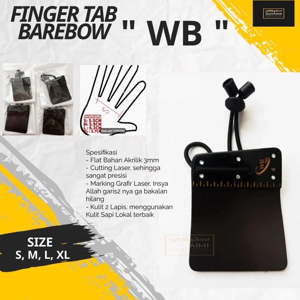 FINGER TAB BAREBOW WB / PELINDUNG JARI PANAHAN