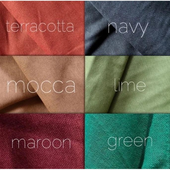 

(Expert) 8 MODEL LINEN BLOUSE *warna tulis di note saat check out