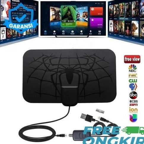 ANTENA TV DIGITAL LENGKAP DENGAN BOOSTER (SINYAL KUAT)