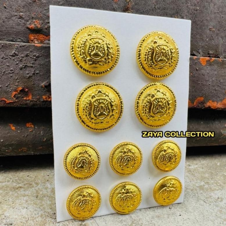 Kancing PDU Polri - Kancing baju pdu polri polisi AST