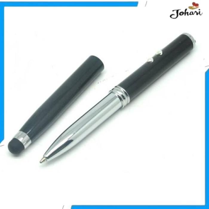 

BARU TAFFLED 4 IN 1 SENTER + LASER POINTER + PEN + STYLUS - T0054