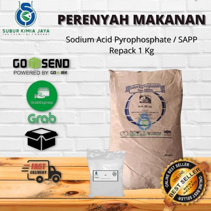 

SAPP Sodium Acid Pyrophosphate / Perenyah Gorengan 1 Kg