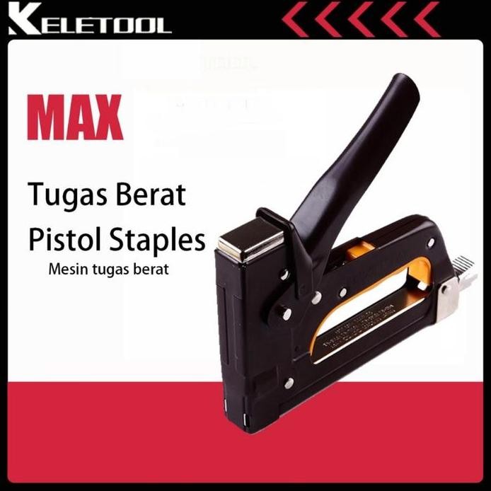 

100% OriginalStapler Tembak Gun Tacker TG-A Max Original Guntacker Alat Stapler Tembak Max Isi Staples Gun Tacker T3-10MB Klip Tembak Stationery murah