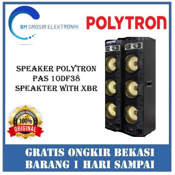 Murah Polytron Speaker Pas 10Df38 Speakter Bluetooth Aktif With Xbr
