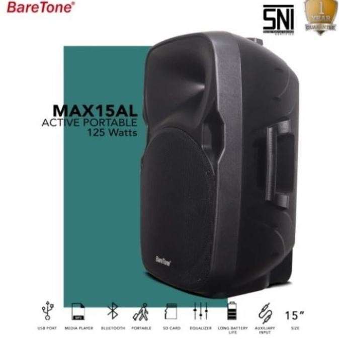 Grosir Speaker Baretone 15 Inch Max15Al Speaker Portable Meeting 15" Baretone Max15Al Speaker 15" Ba