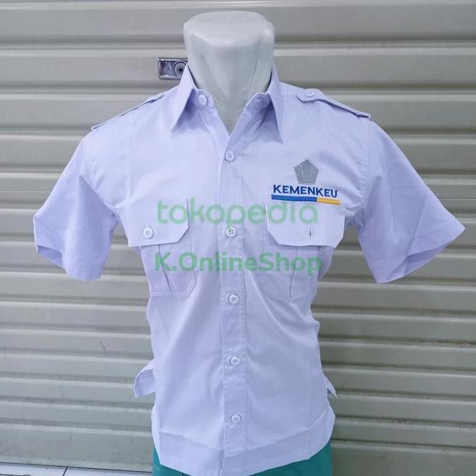 Tersedia kemeja Kemenkeu Seragam Kemenkeu Baju Kemenkeu lengan pendek