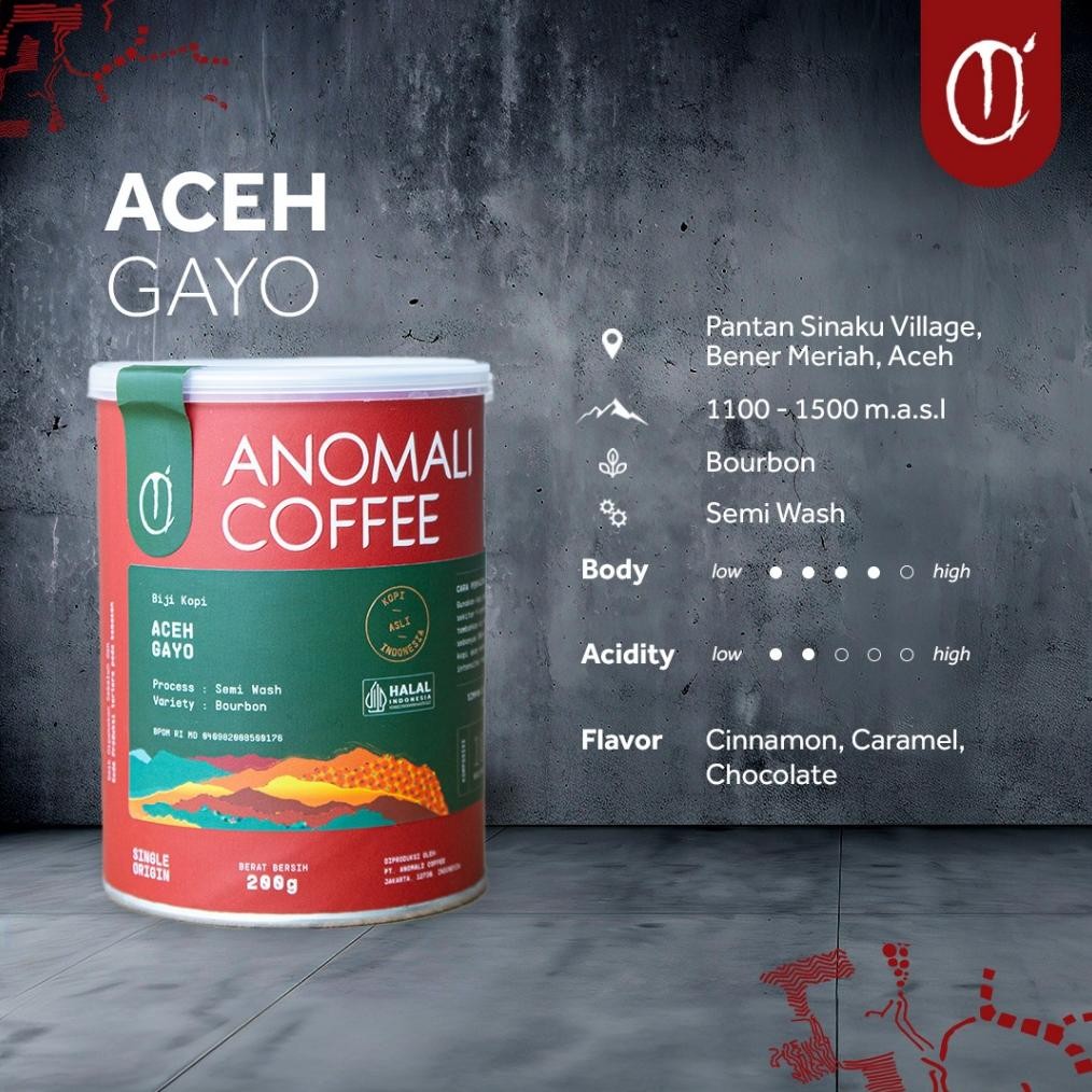 

Anomali Coffee Biji Kopi Aceh Gayo 200 gram