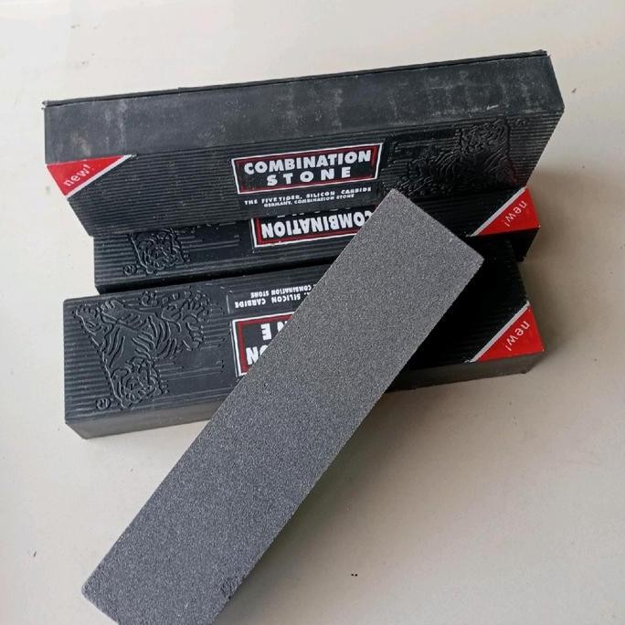 (Expert) Batu asah cap 5 tiger import teknologi German - batu asah serbaguna Pisau Knife Dapur