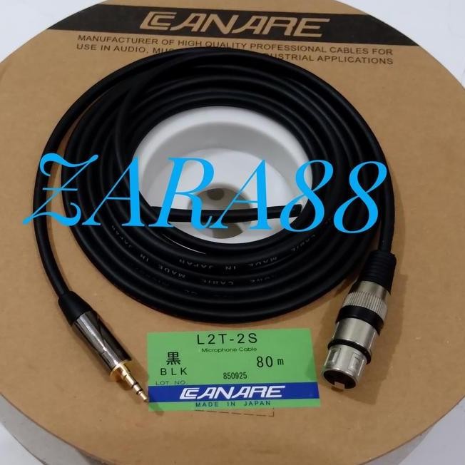 KABEL AUDIO MIXER CANON FEMALE KE HP 3 MTR FULL