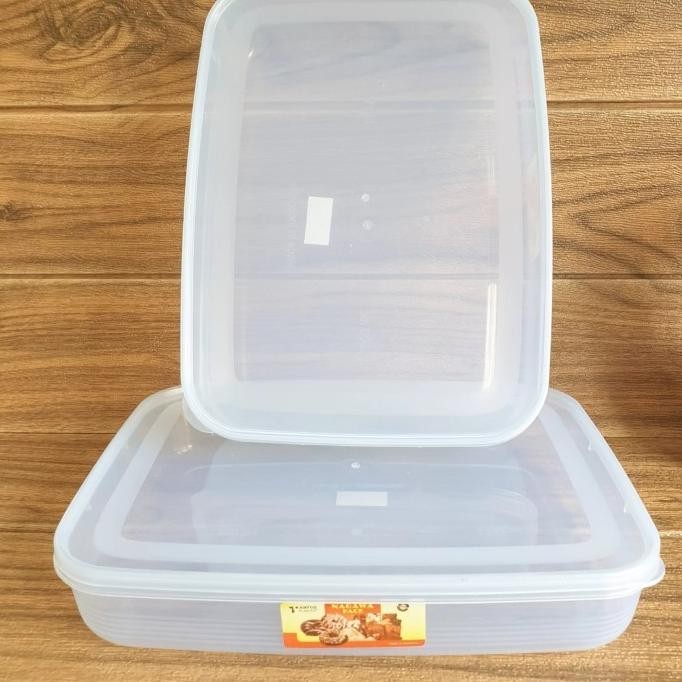 (Expert) Nagawa Pack 1900ML Kotak Makanan Plastik Kotak Box Kue Sealware Tantos